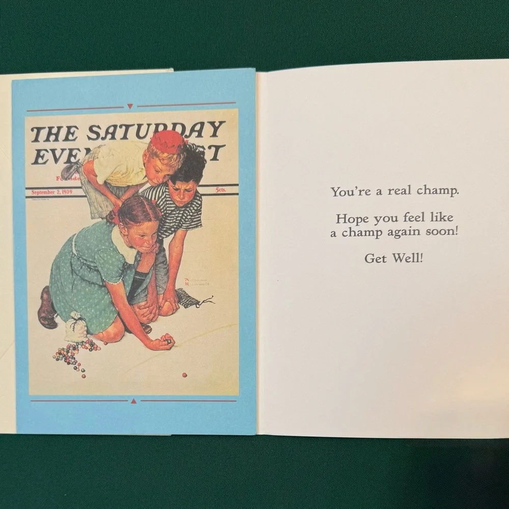 Saturday Evening Post Greeting Cards and Envelopes 7 Total
